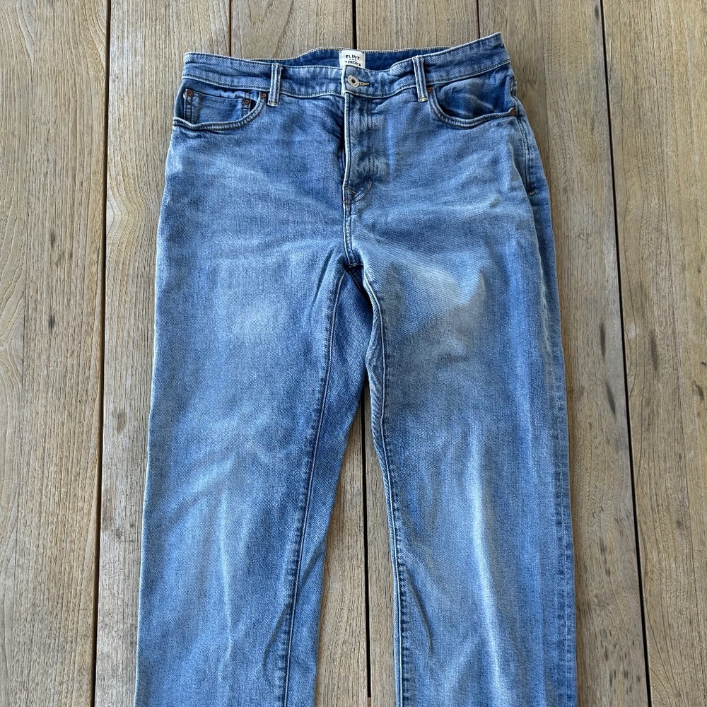 Flint and Tinder Stretch Selvedge Denim (Light Wash, 34x32, Classic Fit)